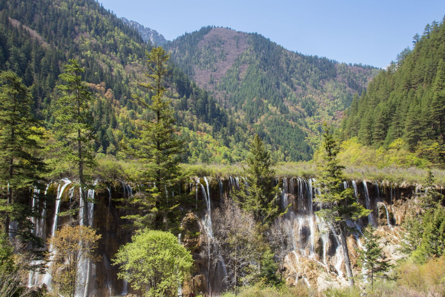 Nuorilang Waterfall, Jiuzhaigou